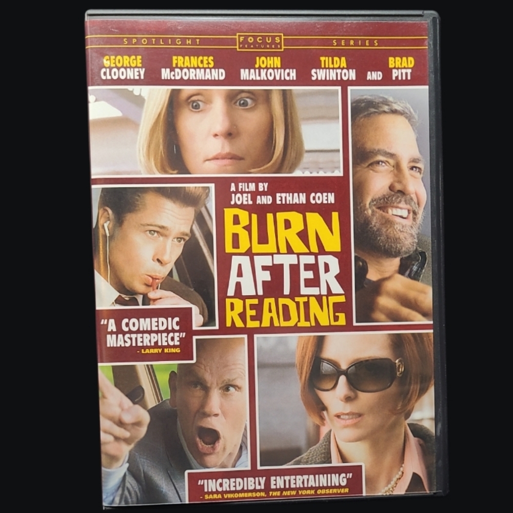 DVD "BURN AFTER READING"